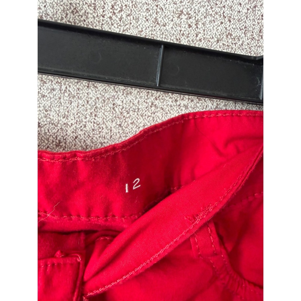 St. Johns Bay Red Skort Womens Size 12 Mini Skirt with Built-in Shorts Casual - Picture 7 of 7